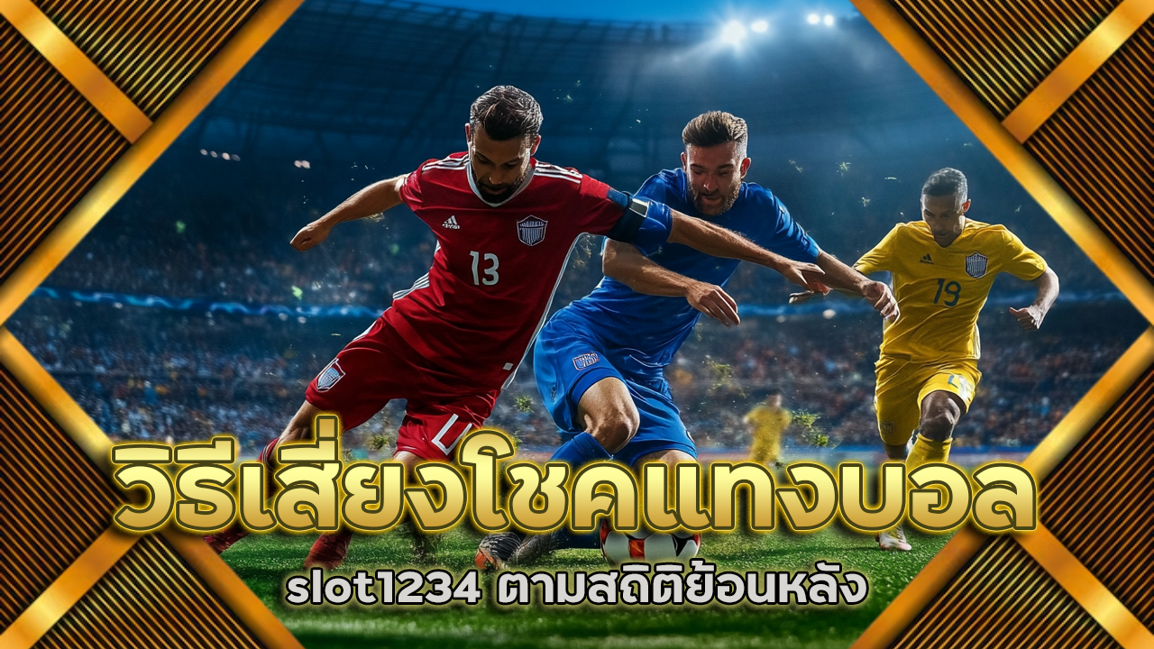 วิธีเสี่ยงโชคแทงบอล slot1234 ตามสถิติย้อนหลัง